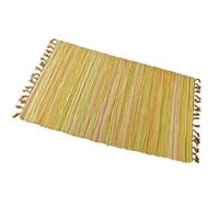 Zeafeel Chindi Rag Rug, Machine Washable Cotton Reversible Rag Rug Hand Woven Multi Color Striped Area Rug Floor Rugs for Bedroom, Living Room, Kitchen and Laundry Room (28'' x 47", Yellow)