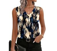 Zeagoo Women's Summer Satin Tank Tops Ladies Silk Vest Top Cami Camisole M
