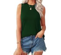 Zeagoo Womens'Summer Vest Tank Tops Loose Fit Sleeveless Basic Shirts