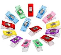 Zeako Pack of 100 Sewing Clips Multipurpose Wonder Clips Plastic Quilting Crocheting Fabric Craft Clips for Sewing Quilting Crafting Knitting Paper Work and Hanging Little Things (25PCS)