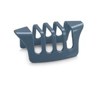 Zeal 4 Slice Toast Rack, Premium Melamine Toast Holder Rack with Easy Grip Handles, Modern Breakfast Table Toast Stand, (Provence Blue)
