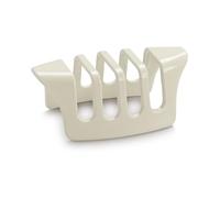 Zeal 4 Slice Toast Rack, Premium Melamine Toast Holder Rack with Easy Grip Handles, Modern Breakfast Table Toast Stand, (Cream)