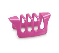 Zeal 4 Slice Toast Rack, Premium Melamine Toast Holder Rack with Easy Grip Handles, Modern Breakfast Table Toast Stand, (Neon Pink)