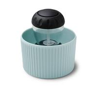 Zeal Black Dish Brush In Duck Egg Blue Holder