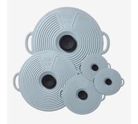 Zeal Classic Self Sealing Silicone Lids Set of 5 in Duck Egg Blue Zeal Duck Egg Blue