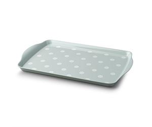 Zeal G203G Melamine Dotty Serving Design Tray (38x24cm) Sage Green