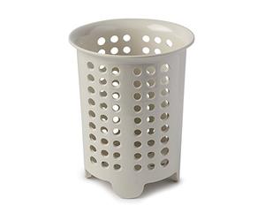 Zeal G231C Cutlery Drainer/Utensil Pot, Melamine, Cream, 14 x 14 x 17 cm