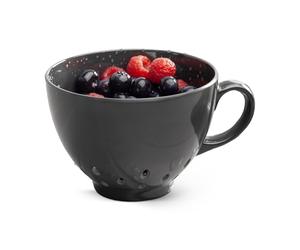 Zeal G300T Colander, Melamine, Dark Grey