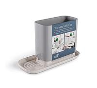 Zeal G402S Sink Tidy, Melamine, French Grey/Cream