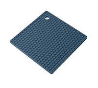 Zeal Heat Resistant Non-Slip Honeycomb Texture Trivet Mat, Silicone,17 x 17 x 1cm (Provence Blue)