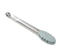 Zeal J140B Silicone Non-Stick Kitchen Tongs with Stainless Steel Handle -Duck Egg Blue, 26 cm