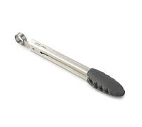 Zeal Dark Grey Silicone Mini Tongs 20cm