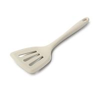 Zeal J157C Silicone Non-Stick Slotted Fish Slice/Cooking Turner (30cm) -Cream,Off-white