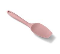 Zeal J220P Silicone Non-Stick Flat Ended, Flexible Spatula Spoon - Rose Pink