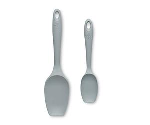 Zeal JSET1B Non-Stick Silicone Large & Small Spatula Spoon-Duck Egg Blue