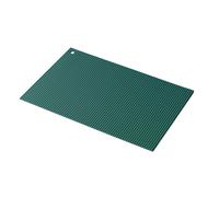 Zeal Jumbo Silicone Kitchen Trivet Mat, Rectangular Worktop Protector in Dark Green Zeal Dark Green