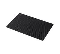 Zeal Jumbo Silicone Rectangular Hot Mat Trivet Black