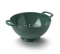 Zeal Melamine Colander Strainer 20cm - Kitchen Pasta Strainer & Vegetable Drainer with Easy Grip Handles, Dishwasher Safe, Forest Green
