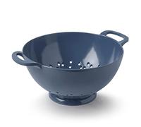 Zeal Melamine Colander Strainer 20cm - Kitchen Pasta Strainer & Vegetable Drainer with Easy Grip Handles, Dishwasher Safe, Provence Blue