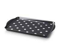 Melamine Dotty Tray Medium Zeal Dark Grey One Size