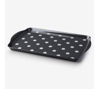 Zeal Melamine Dotty Tray Medium in Dark Grey Zeal Dark Grey