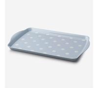 Zeal Melamine Dotty Tray Medium in Duck Egg Blue Zeal Duck Egg Blue