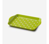 Zeal Melamine Dotty Tray Mini in Lime Zeal Lime