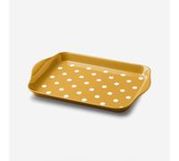 Zeal Melamine Dotty Tray Mini in Mustard Zeal Mustard