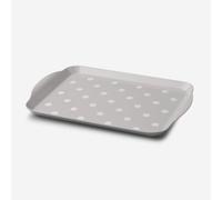 Zeal G201S Melamine Dotty Serving Design Tray (30x21cm) French Grey