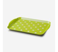 Zeal Melamine Dotty Tray Small in Lime Zeal Lime