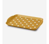 Melamine Dotty Tray Small Zeal Mustard One Size