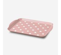 Zeal Melamine Dotty Tray Small in Rose Zeal Rose