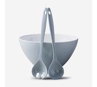 Zeal Melamine Salad Bowl & Servers Set in Duck Egg Blue Zeal Duck Egg Blue