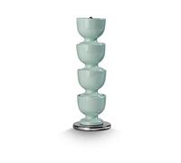 Zeal Melamine Stack and Store Egg Cups/Holders, Set of 4 with Chrome Storage and Carry Stand - Multicolour