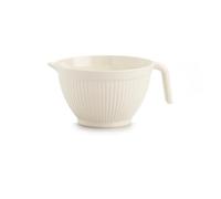 Zeal Mini Mixing Bowl Jug with Handle & Pouring Spout, Small Prep Bowl for Eggs, Sauces, Dressings & Baking Preparation, BPA Free Melamine, Cream