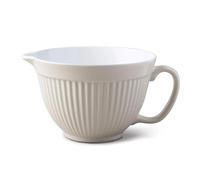 Zeal Mixing Bowl & Batter Jug, Kitchen Mixing Bowl for Baking & Cooking, Easy Pour Spout, Comfortable Handle & Non-Slip Base, Dishwasher Safe Melamine, Cream