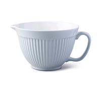 Zeal Mixing Bowl & Batter Jug, Kitchen Mixing Bowl for Baking & Cooking, Easy Pour Spout, Comfortable Handle & Non-Slip Base, Dishwasher Safe Melamine, Duck Egg Blue