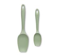 Zeal Non-Stick Silicone Large & Small Spatula Spoon - Sage Green