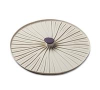 Zeal Reusable Eco-Friendly Mushroom Design Cooking and Storage Airtight Seal Lid, Silicone, Cream, 30 x 30 x 5 cm