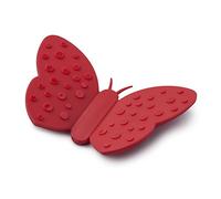 Zeal Silicone Butterfly Design Grab Protects Fingers from Hot Plates and Lids. Magnetic, Store on Fridge-Red, Mini, J168