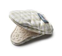 Zeal Silicone Hot Grab Mini Oven Mitt, Gingham, Cream