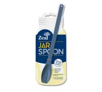 Zeal Silicone Jar Spoon, Long Handle Jar Scraper for Mayonnaise, Jam & Sauces, Flexible BPA Free Silicone Scraper Spoon, 24cm