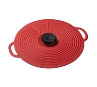 Zeal Silicone Keep Fresh Storage Airtight Seal Lid Reusable Eco-Friendly Classic Design Red (23cm, 9")
