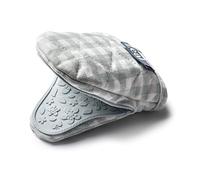 Zeal Silicone Mini Mitt Pot Holder Gingham, Cotton, Duck Egg Blue, 17.5 x 13.5 x 2.5 cm