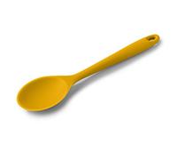 Zeal Silicone Non-Stick Kitchen Cooking Spoon, Heat-Resistant Perfect for Stirring, Serving, Scooping, Baking and Mixing, 28cm, Mustard.