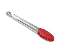 Zeal Silicone Food Tongs - Red, Size 25cm