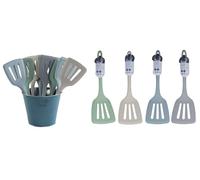 Zeal Silicone Non-Stick Slotted Fish Slice/Cooking Turner (30cm) -Duck Egg Blue