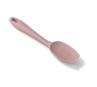 Zeal Silicone Spatula Spoon, Non-Stick Flat-Ended Cooking Spoon Spatula for Scraping, Scooping and Stirring - Odour and Stain Resistant, 20cm, Rose Pink