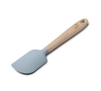 Zeal Silicone Spatula with Ash Wooden Handle - 25cm Non-Scratch, Heat-Resistant Cooking & Baking Spatula for Mixing, Scraping & Folding (Duck Egg Blue)