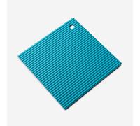 Zeal Silicone Square Hot Mat Trivet 18cm in Aqua Zeal Aqua